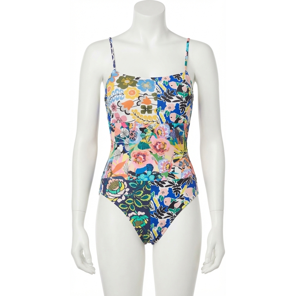 NEW JOHNNY WAS layla spaghetti strap one-piece in multicolor